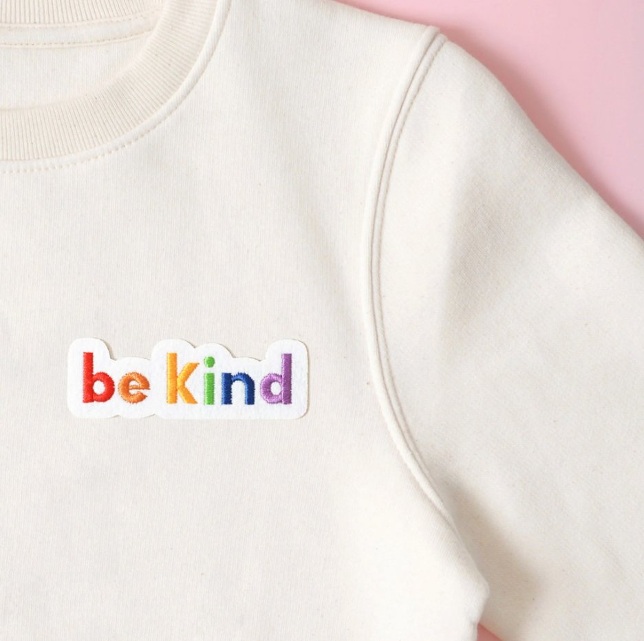 Be Kind - Embroidered Patch – Esperance Luxe Floral & Home Co.