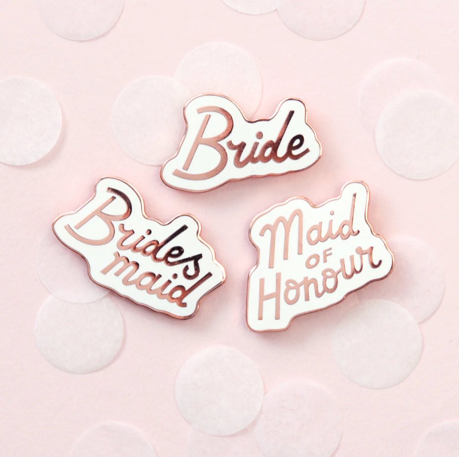 Bride - Enamel Pin – Esperance Luxe Floral & Home Co.