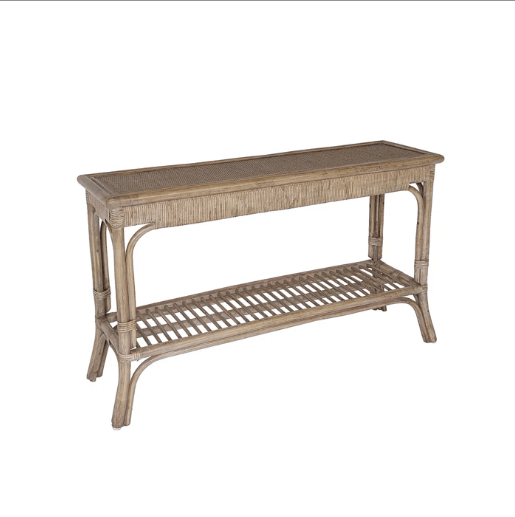 Drake Rattan Hall Table – Esperance Luxe Floral & Home Co.