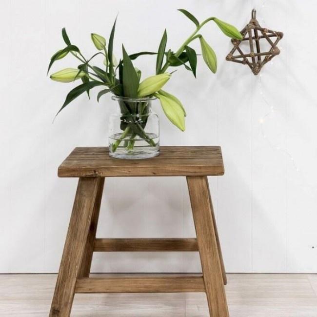 Elm Bedside Table/Stool – Esperance Luxe Floral Home