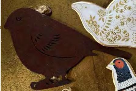 Iron Bird - Rust Christmas Ornament – Esperance Luxe Floral & Home Co.